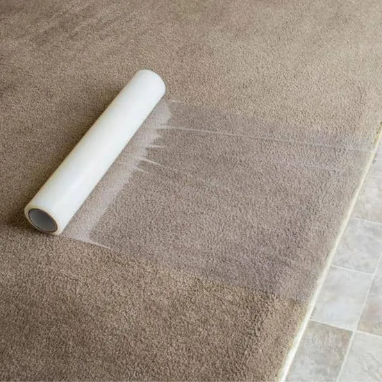 Cheap Blowing Transparent High Quality Adhesive Packaging LLDPE Scracthes Protect Material Polyethylene Plastic Stone Slab Aluminum Protective PE Film Printing